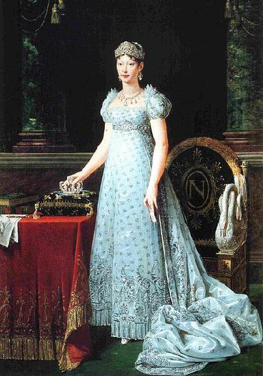 Robert Lefevre Portrait of Marie-Louise of Austria, wife of Napoleon and empress of France china oil painting image